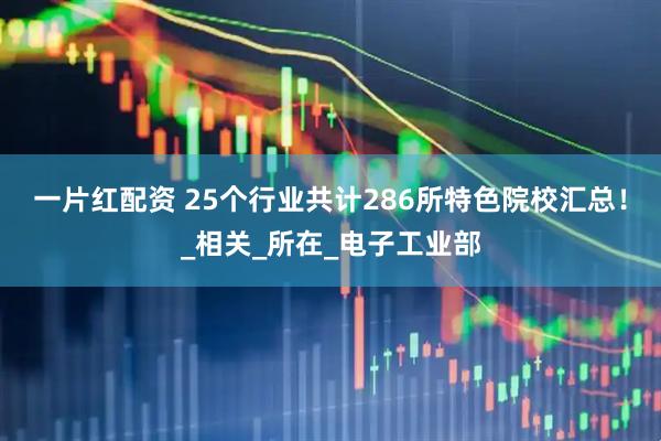 一片红配资 25个行业共计286所特色院校汇总！_相关_所在_电子工业部
